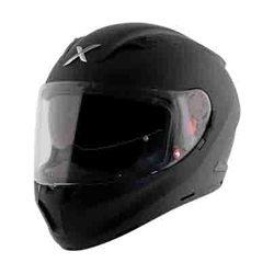 Axor Street Full Face Helmet With Double D-Ring (Dull Black, M)